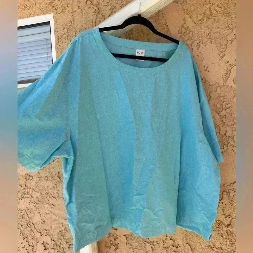 Blair turquoise top size 2xL - Picture 5 of 6